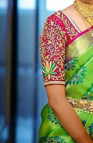 Aari Work - Hand Work Design - Maggam Work - Bridal Blouse Designs - 928