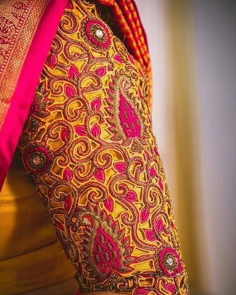 Aari Work - Hand Work Design - Maggam Work - Bridal Blouse Designs - 935