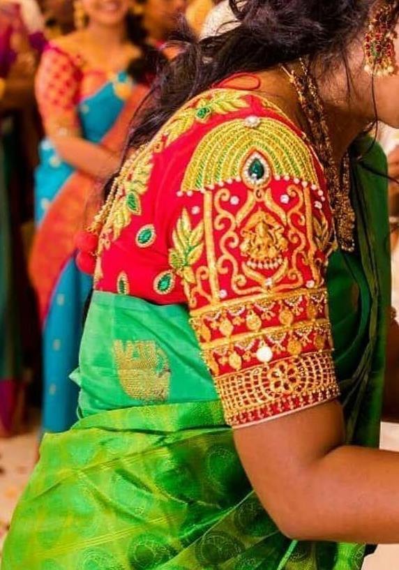 Aari Work - Hand Work Design - Maggam Work - Bridal Blouse Designs - 952