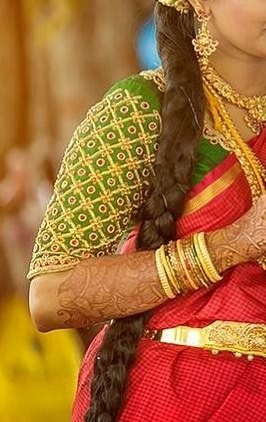 Aari Work - Hand Work Design - Maggam Work - Bridal Blouse Designs - 953