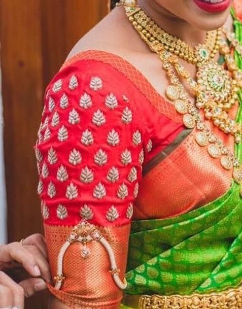Aari Work - Hand Work Design - Maggam Work - Bridal Blouse Designs - 954