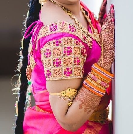 Aari Work - Hand Work Design - Maggam Work - Bridal Blouse Designs - 956