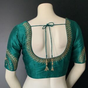 Aari Work - Hand Work Design - Maggam Work - Bridal Blouse Designs - 399