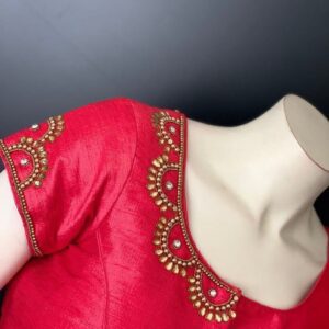 Aari Work - Hand Work Design - Maggam Work - Bridal Blouse Designs - 403