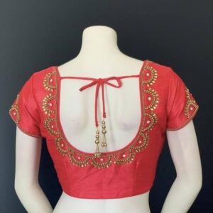Aari Work Hand Work Design Maggam Work Bridal Blouse Designs 406
